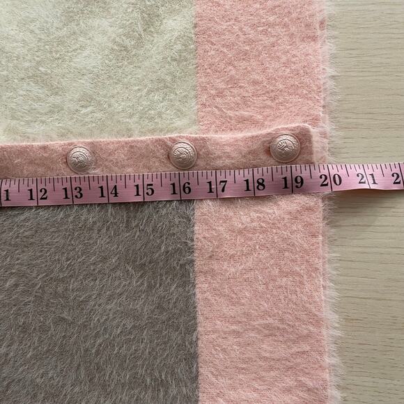 L'Agence Color Block Cardigan with Puff Elbow Sleeves, Size XS - Picture 8 of 8